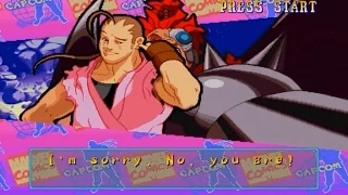 Marvel super heroes vs Street fighter - Cyber Akuma & Dan (Gameplay completa)