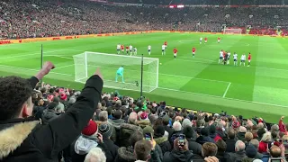 Rashford scores a penalty against Spurs