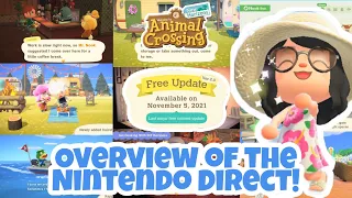 Free Update Version 2.0 (Nintendo Direct 2021) | Animal Crossing New Horizons