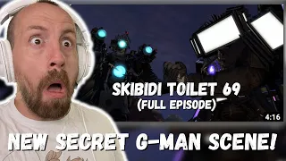 NEW SECRET G-MAN SCENE! skibidi toilet 69 (full episode) FIRST REACTION!!!