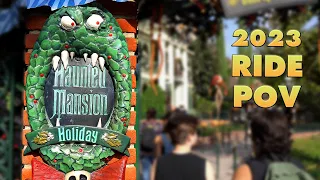 2023 Disneyland Haunted Mansion Holiday POV | NEW Gingerbread house