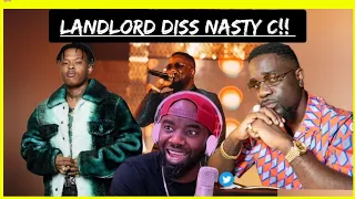 Nigeria 🇳🇬Reacts to Sarkodie - Landlord (official Audio lyrics) response to Nasty | reaction!