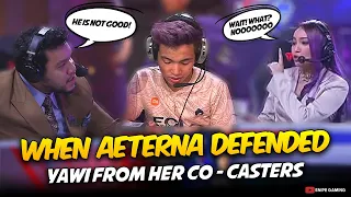 WHEN AETERNA DEFENDED YAWI AGAINST HER CO-CASTERS . . .😱