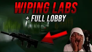 HOW TO WIPE A FULL LABS LOBBY....