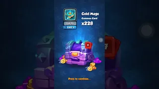 Opening my end of season rewards 😭😭😭 RUSH ROYALE