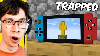 I Trapped My Friends in a VIDEO GAME in Minecraft