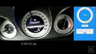 Mercedes GLK220 CDI 0-100, 1/4 mile acceleration