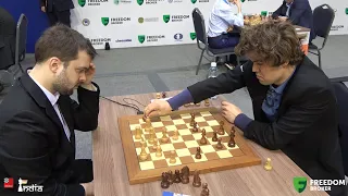 When Magnus Carlsen almost left the rook and blundered | Carlsen vs Fedoseev | World Rapid 2022