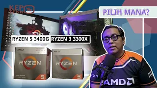 Ryzen 5 3400G VS Ryzen 3 3300X Processor 2 jutaan mana yang paling oke?