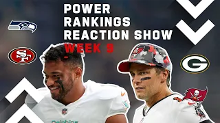 NFL Week 9 Power Rankings Reaction Show