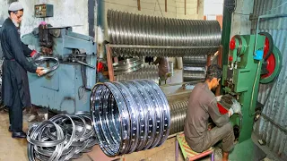 Amazing Manufacturing Process of Motorcycle Wheel Rim | How Motorcycle Wheel Rim Are Made in Factory