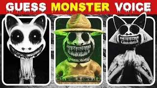 Guess The Monster's Voice - Smile Cat, Guide Jumpscare | ZOONOMALY All Bosses Jumpscares