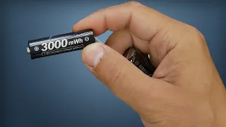 Батарейки можно ВЫКИНУТЬ? AAA и AA Li-Ion аккумуляторы 1,5V из Китая!