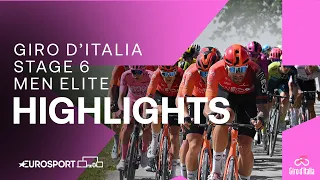 A Win To Remember! 😁 | Giro D'Italia Stage 6 Race Highlights | Eurosport Cycling