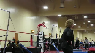 Riley Maness Level 8 Uneven Bars 2019