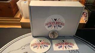 A New Silver Piece. Unboxing with @patriotmetals1776