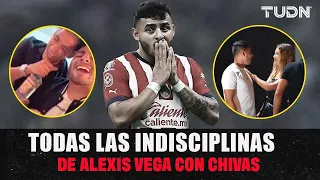¡NO ES LA PRIMERA! 👀 Alexis Vega y su historial de indisciplinas en Chivas | TUDN