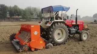 सुपर सीडर से गेहूँ की बुआई कैसे की जाती है || How To Sow Wheat With Super Seeder || Super Seedar ||