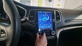 Navigatie Android Tesla Style Renault Megane 4 Ecran Q-Led 4Gram 64GRom Cam AHD 170°/Trafic ADAS