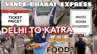 VANDE BHARAT EXPRESS TRAIN SE CHALE DELHI SE KATRA | VAISHNO DEVI YATRA VLOG 1 | JAI MATA DI