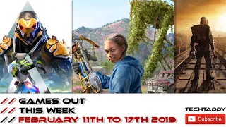 Game releases for 11th to 17th February 2019