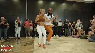 Semba demo - Morgane Lucia & Marcio Junqueira (Kizomba Open Festival Madrid 2022)