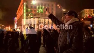 UKRAINE: PROTESTS CONTINUE THROUGH THE NIGHT