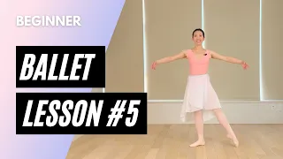 Beginner Ballet Class 5 || Online Ballet Lesson