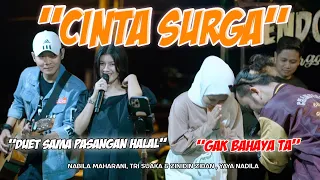 CINTA SURGA - NABILA MAHARANI FT TRISUAKA & ZIDAN FT YAYA (LIVE PENDOPO LAWAS)