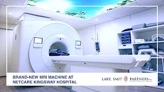 Brand-new MRI machine at Netcare Kingsway Hospital.