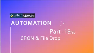 How to setup CRON Jobs in Linux, MacOS, Windows and watch file drop using Python