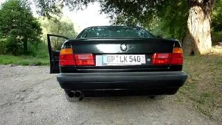 bmw 540  v8 sound in HD quality