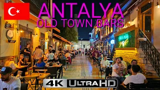 ANTALYA 4K NIGHT WALK - OLD TOWN BARS and RESTAURANTS - 26 May 2023 4K 60FPS HDR no commentary