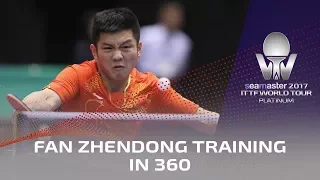 2017 China Open | Watch Fan Zhendong's Training in 360°