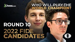 Can Duda Hold Off Fabiano’s Bid To Upset First Place Nepo? | 2022 FIDE Candidates | R10/14