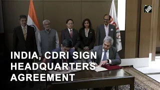 Centre signs headquarters agreement with Coalition for Disaster Resilient Infrastructure