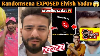 Randomsena EXPOSED Elvish Yadav Call Recording Leaked Maxtern 😱Randomsena Reply to Gaddar Hindu