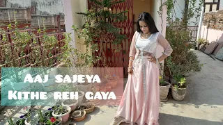 Aaj Sajeya X Kithe reh gaya | Wedding mashup | Goldie Sohel | Neeti Mohan | Easy Steps |