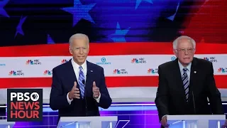 On the 2020 campaign trail, Biden and Sanders clash over health care plans