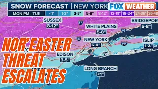 Nor'easter Snowstorm Situation Escalating Quickly For Portions Of Northeast