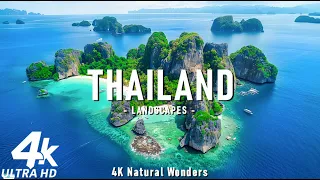 Thailand 4K • Paradise of Pristine Beaches and Tropical Beauty With Calming Music - 4K UHD