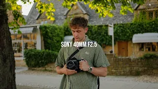 NEW Sony G Primes | Sony FE 40mm F2.5