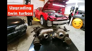 How to upgrade rear turbo on a Twin Turbo 3000gt vr4 🎉