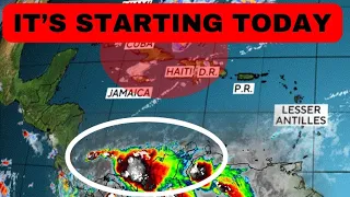 Heavy Rain, Flood Threat Starts Today in the Caribbean (Jamaica) • 21/05/24