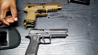 MY SIG SAUER P 320 M17 AND X FIVE LEGION