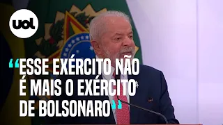 Lula: 'Este Exército não é mais o Exército de Bolsonaro. É o Exército de Caxias'