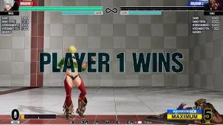 THE KING OF FIGHTERS XV_ Angel stun TOD Combo 61 acertos