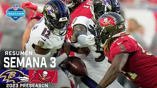 Baltimore Ravens vs. Tampa Bay Buccaneers | Pretemporada NFL 2023 | Resumen Highlights | 26 Ago, 23