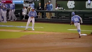 North Carolina baseball's Johnny Castagnozzi hits 429 ft long home run vs. Elon