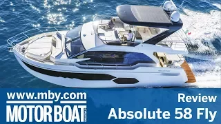 Absolute 58 Fly | In-depth walkaround review | Motor Boat & Yachting